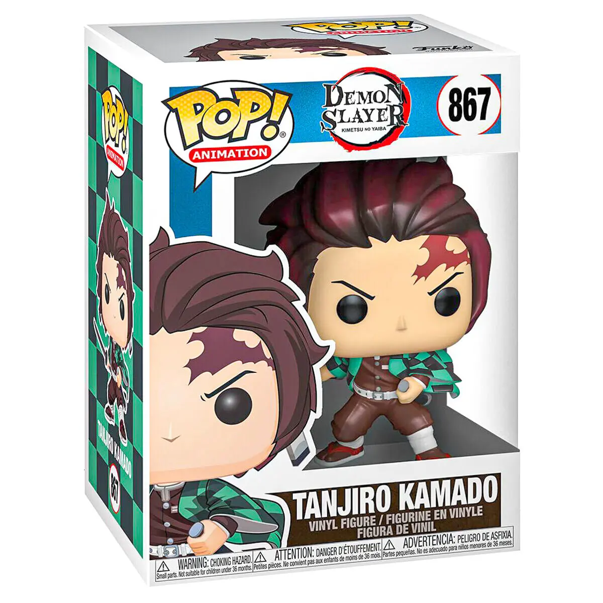 Funko Pop! Animation: Demon Slayer Tanjiro Kamado Vinyl Figure #867 1