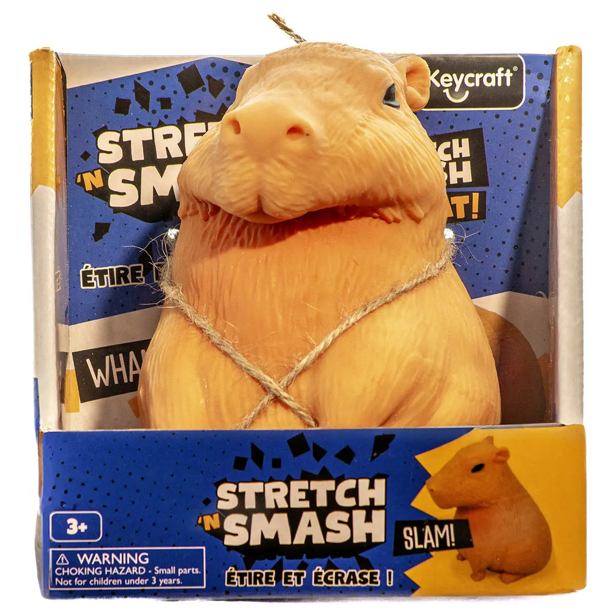 Keycraft Stretch 'N Smash Capybara Figure 1