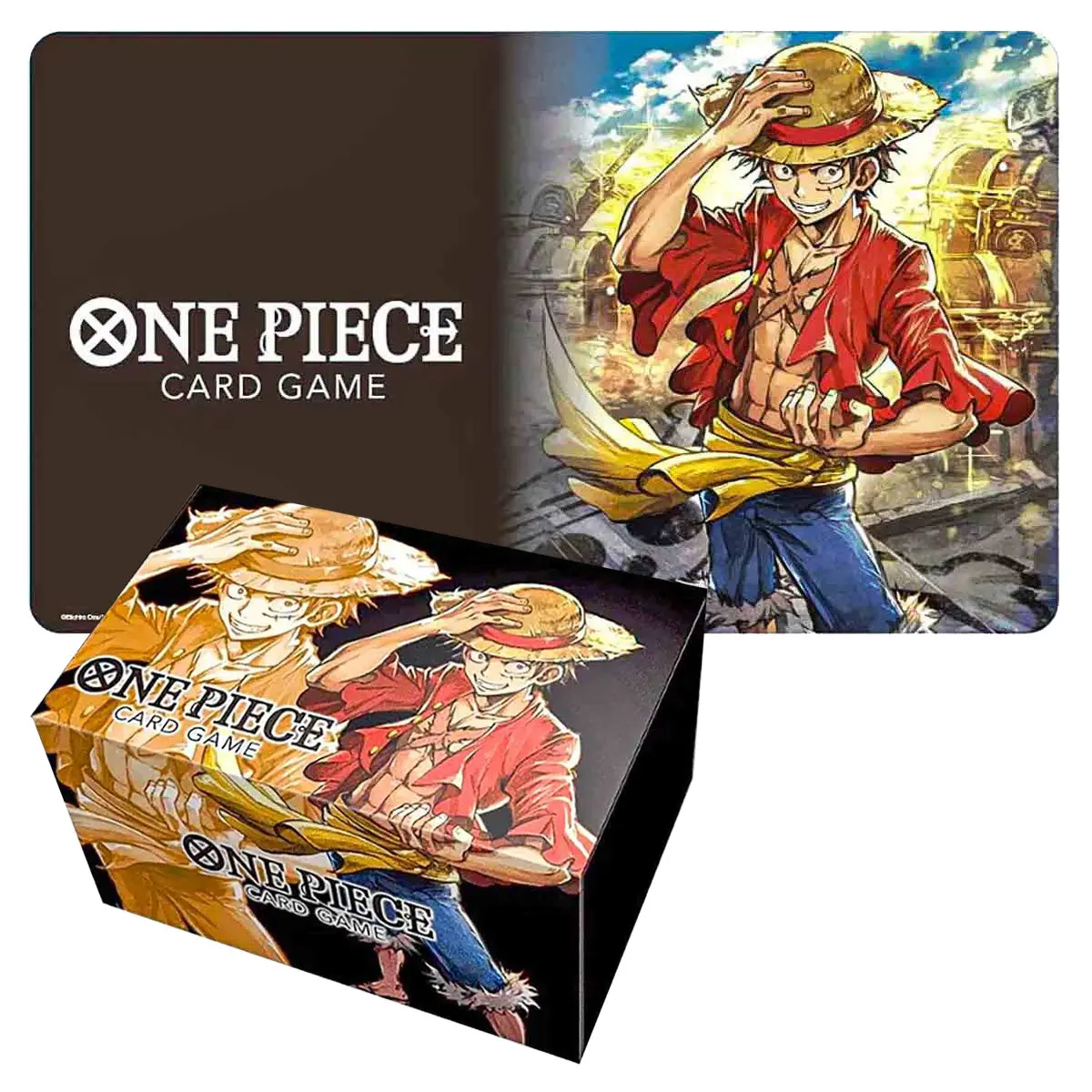 One Piece Card Game: Playmat And Storage Box Set - Monkey. D. Luffy 1