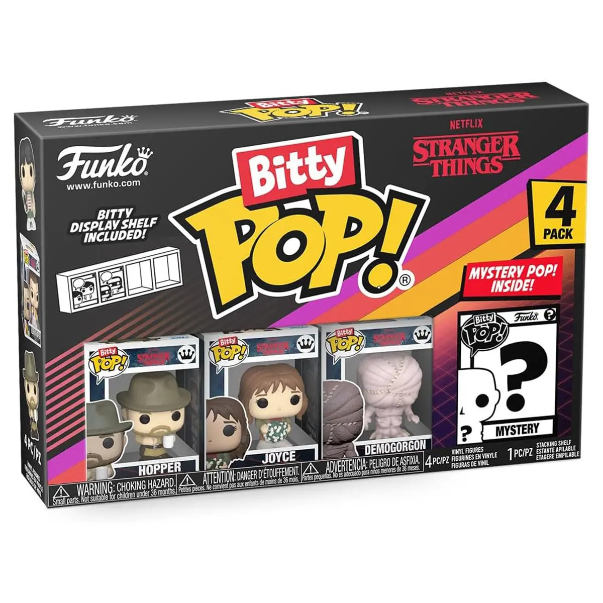 Funko Bitty Pop! Stranger Things Mini Figures Series 4 (4 Pack) 1