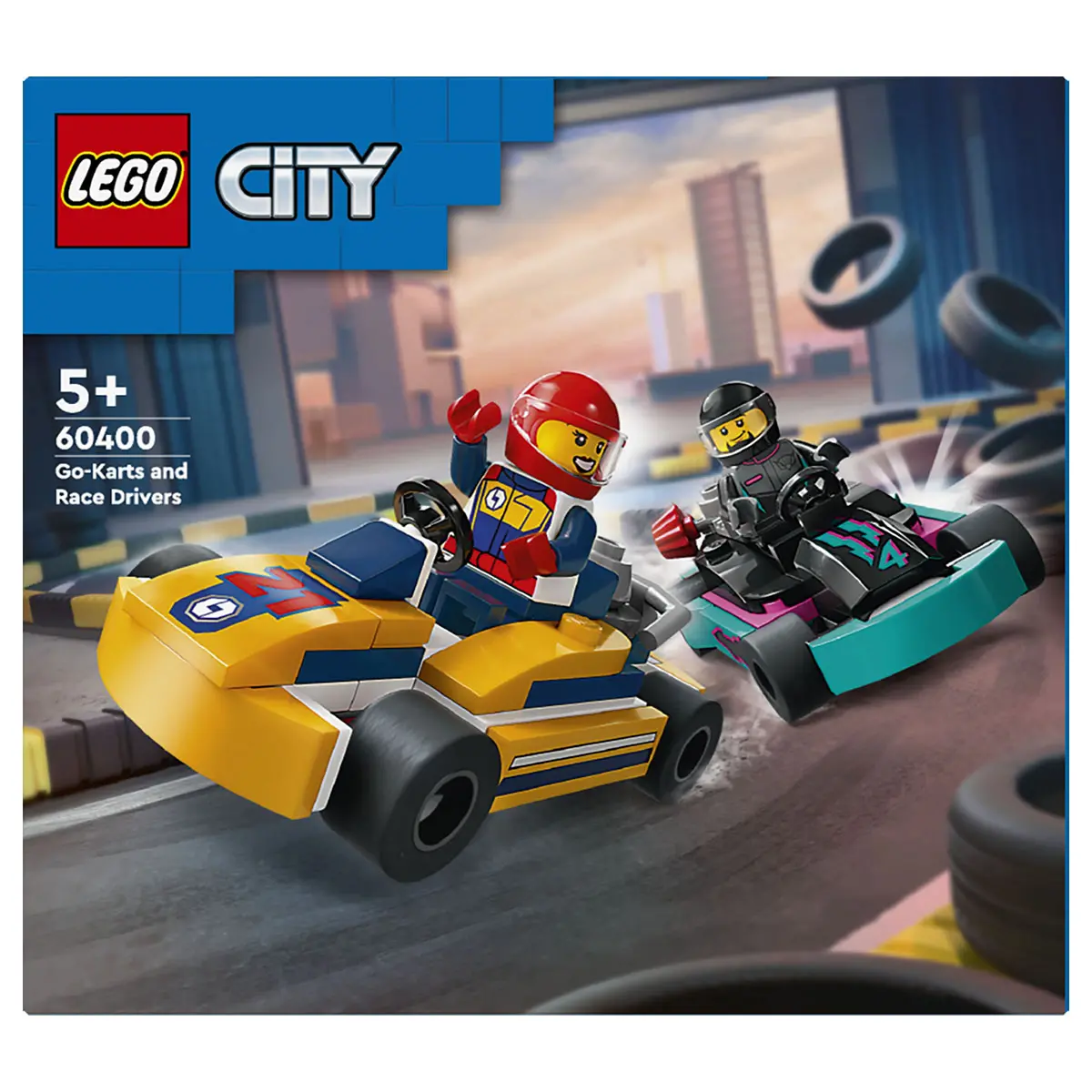 Lego City Go-Karts And Race Drivers 60400 Building Set 1
