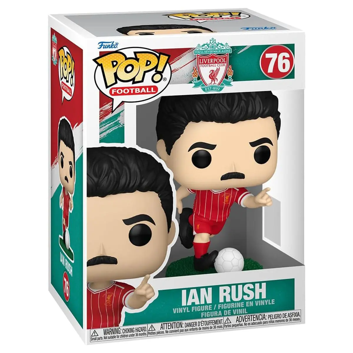 Funko Pop! Football: Liverpool Fc: Ian Rush Vinyl Figure #76 1