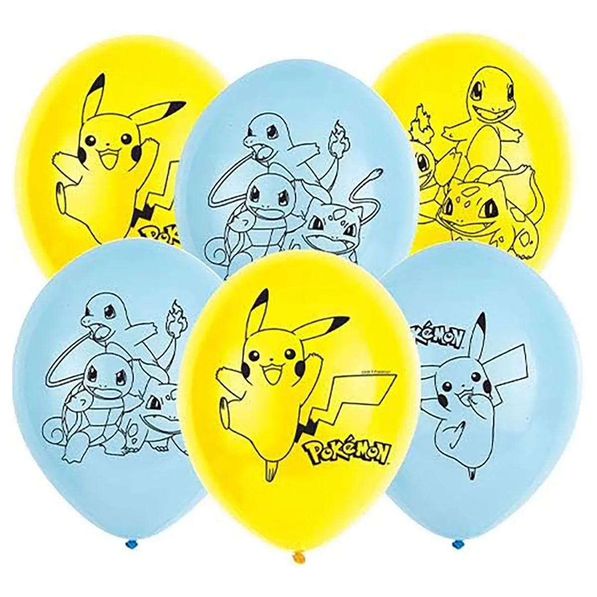 Pokémon Latex Balloons (6 Pack) 1