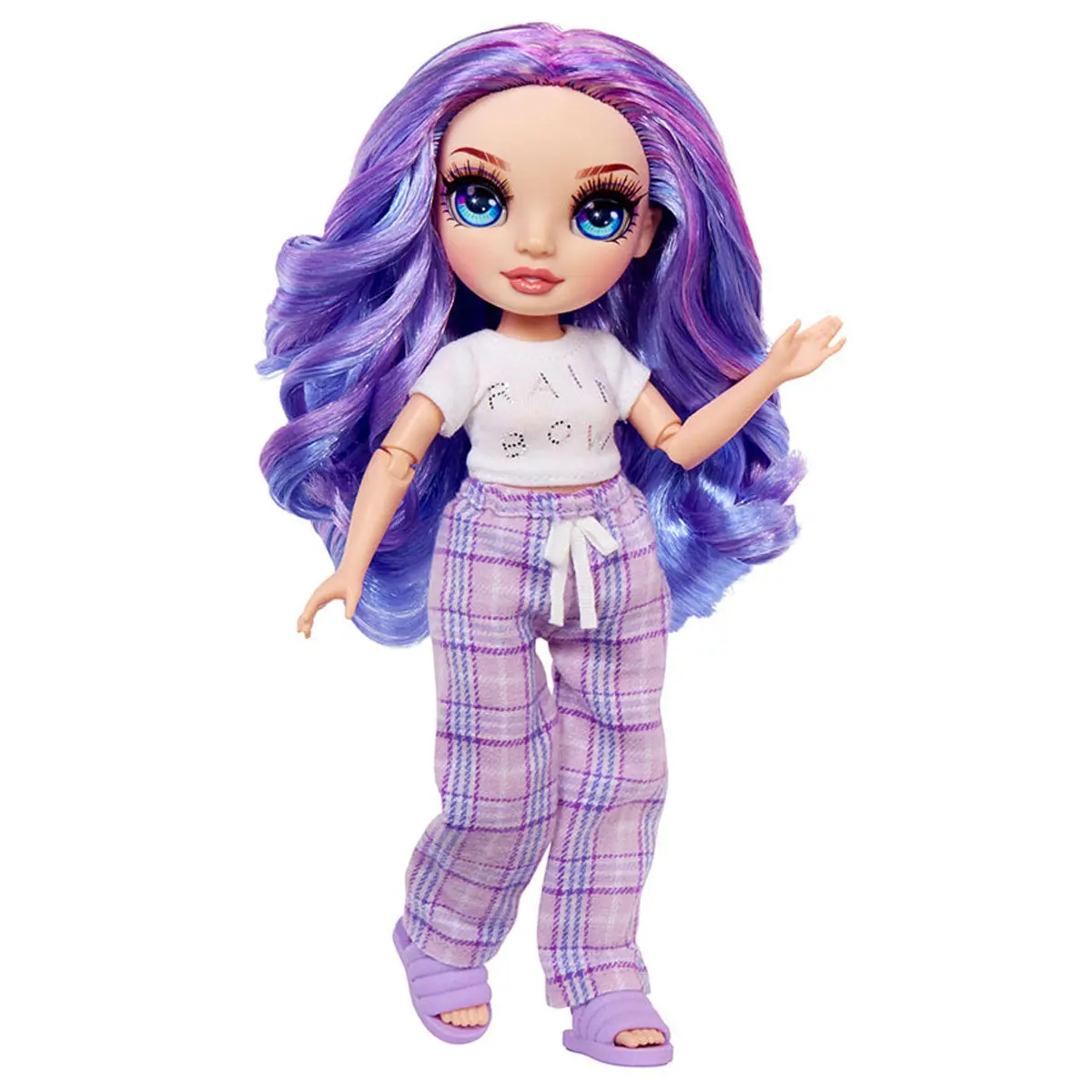 Rainbow Junior High Pj Party Violet Fashion Doll Set 2