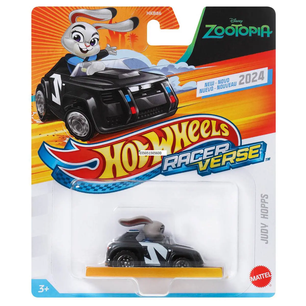 Hot Wheels Racer Verse Disney Zootopia Judy Hopps Vehicle 1