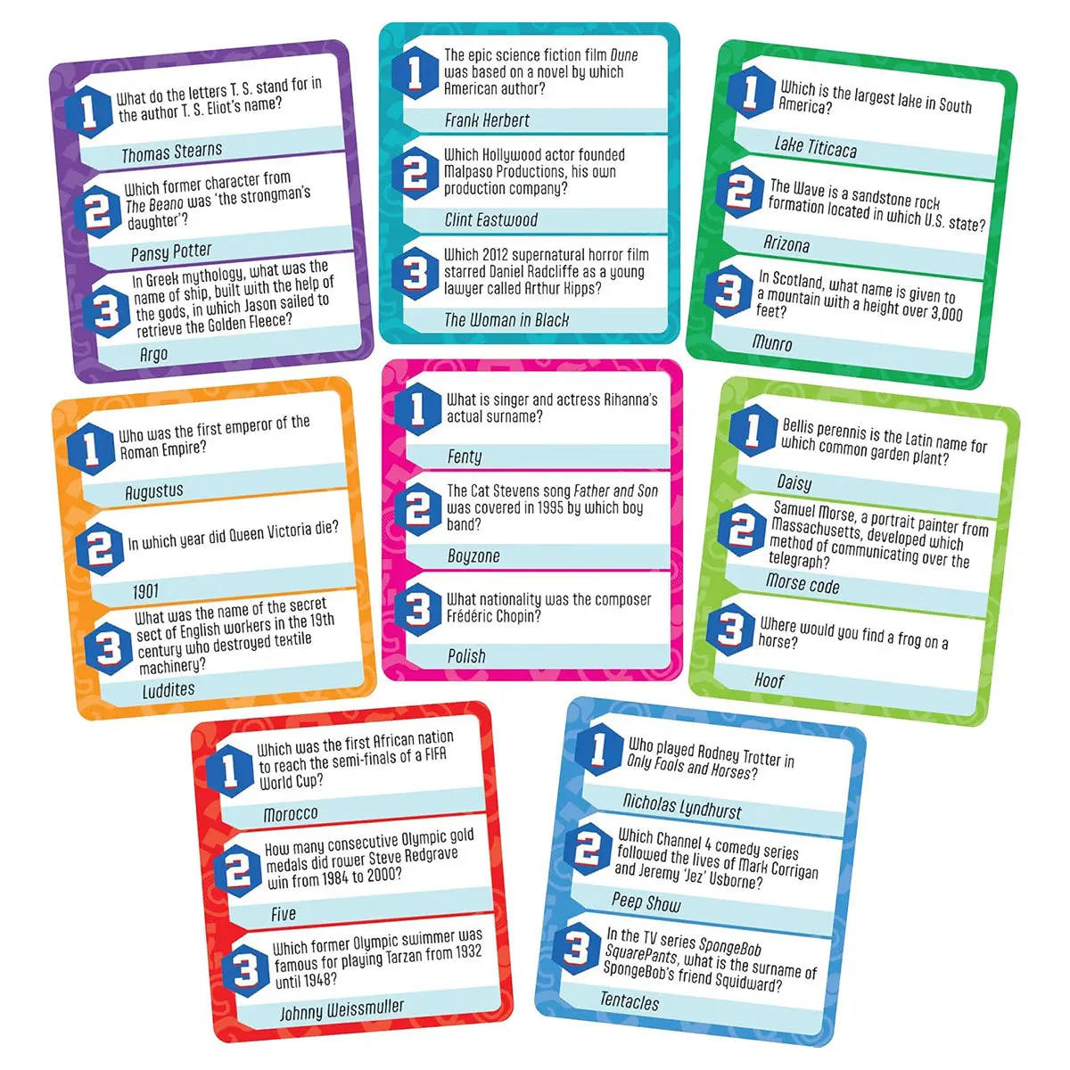 Quiz Cube Pick 'N' Mix Trivia Card Game 2