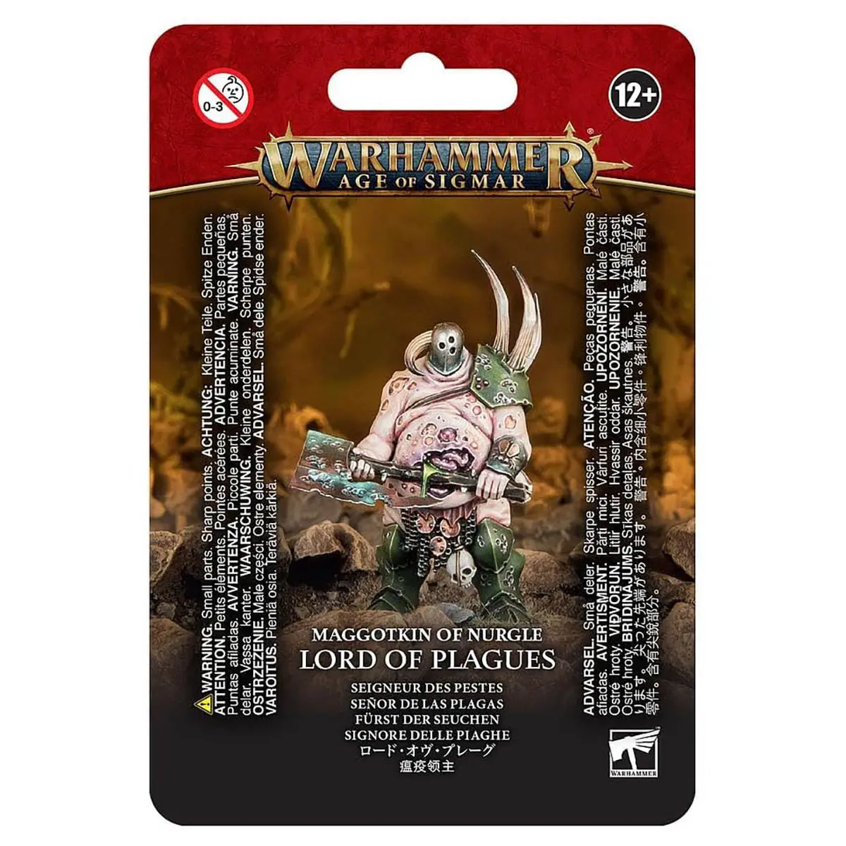 Warhammer Age Of Sigmar: Maggotkin Of Nurgle: Lord Of Plagues Miniature 1