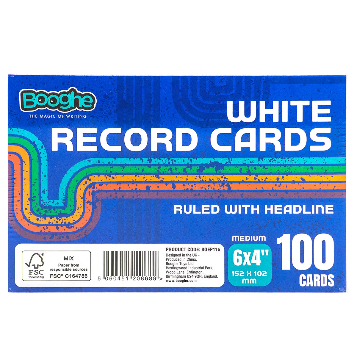 White A6 Record Cards (100 Pack) 1