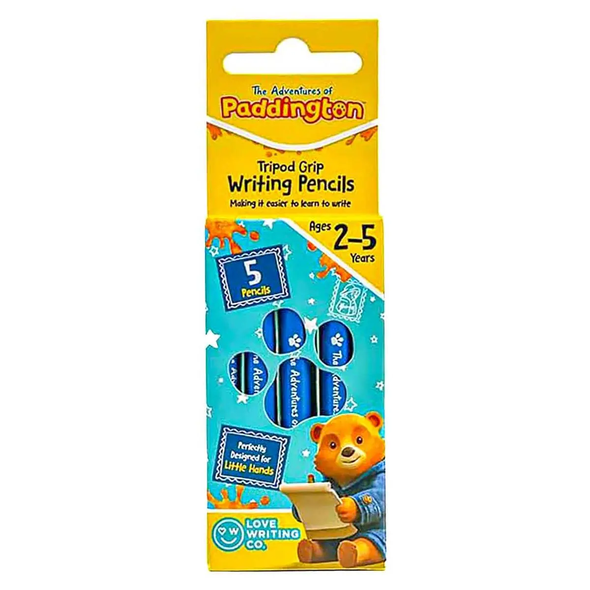 Love Writing Co. Paddington Tripod Grip Writing Pencils (5 Pack) 1