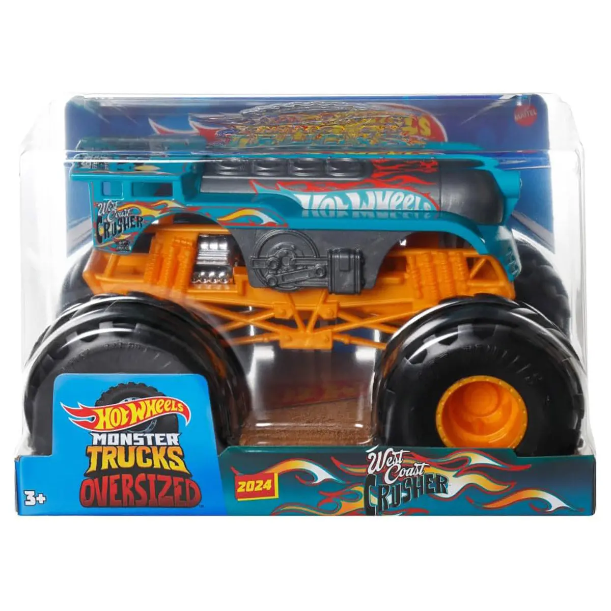 Hot Wheels Monster Trucks Oversized West Coast Crusher Truck 1