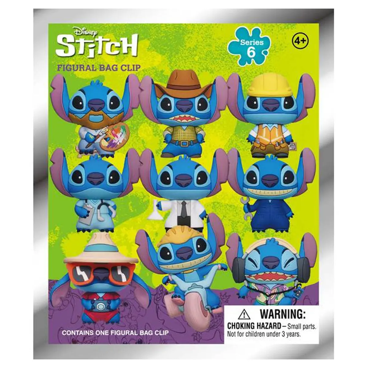 Disney Stitch Figural Bag Clip Series 6 (Styles Vary) 1