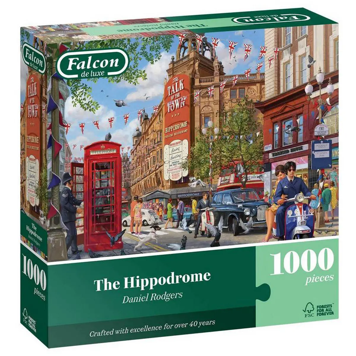 Falcon De Luxe The Hippodrome 1000 Piece Jigsaw Puzzle 1