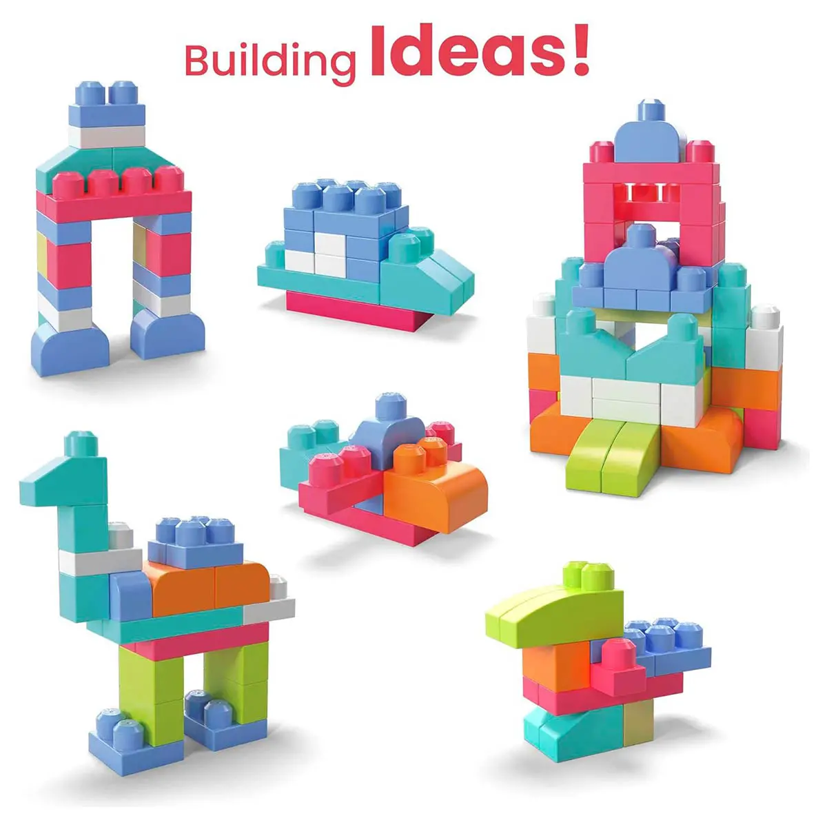 Fisher-Price Mega Bloks First Builders Big Building Bag 60 Pieces 2