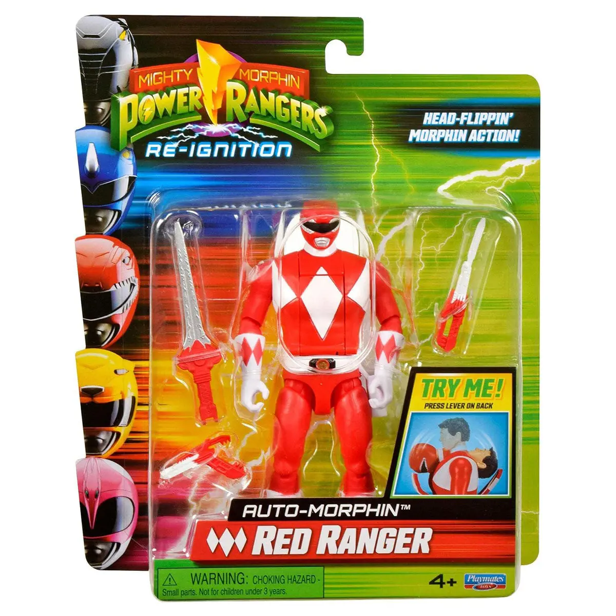 Mighty Morphin Power Rangers Re-Ignition: Auto Morphin Red Ranger Figure 1
