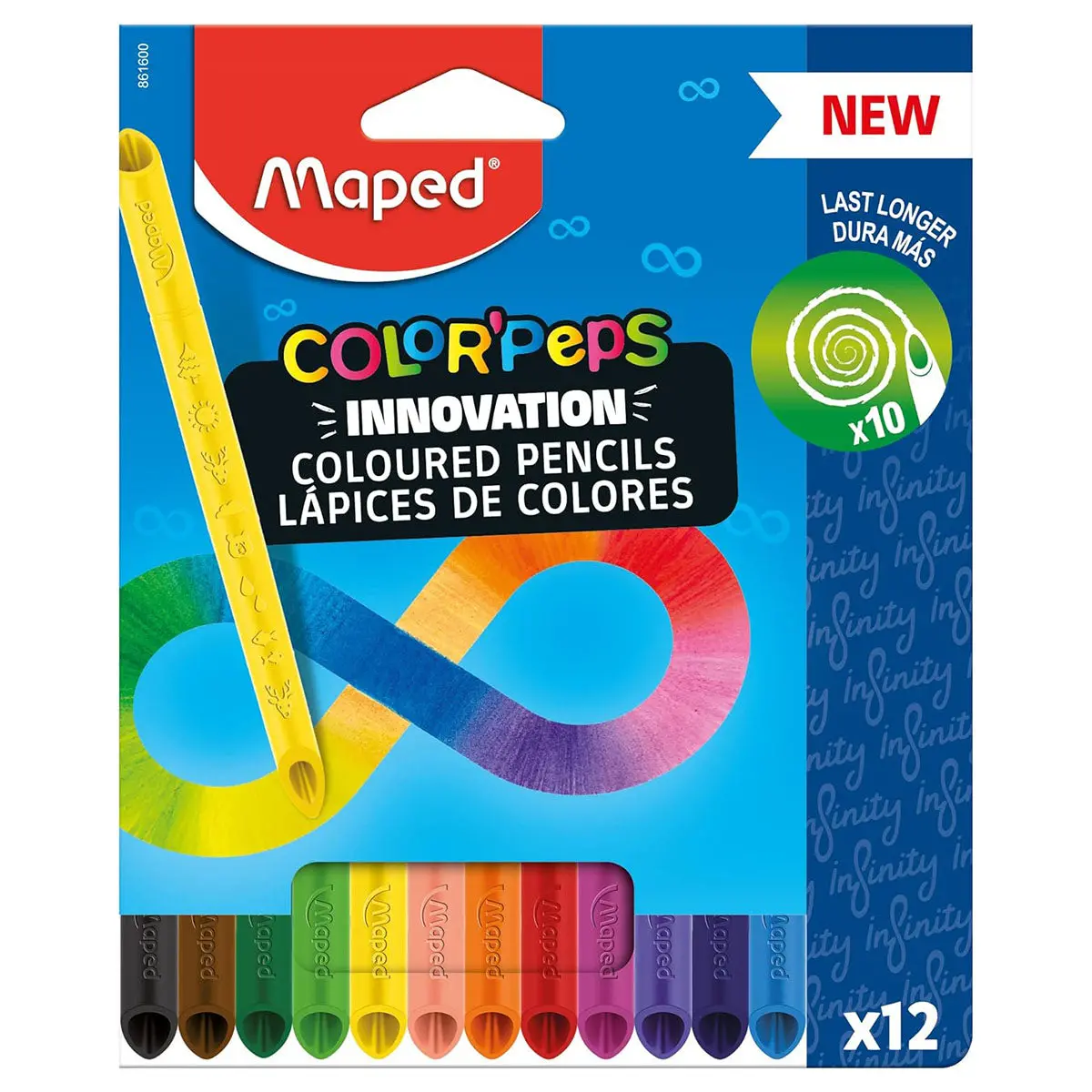 Maped Color'peps Innovation Infinity Coloured Pencils (12 Pack) 1