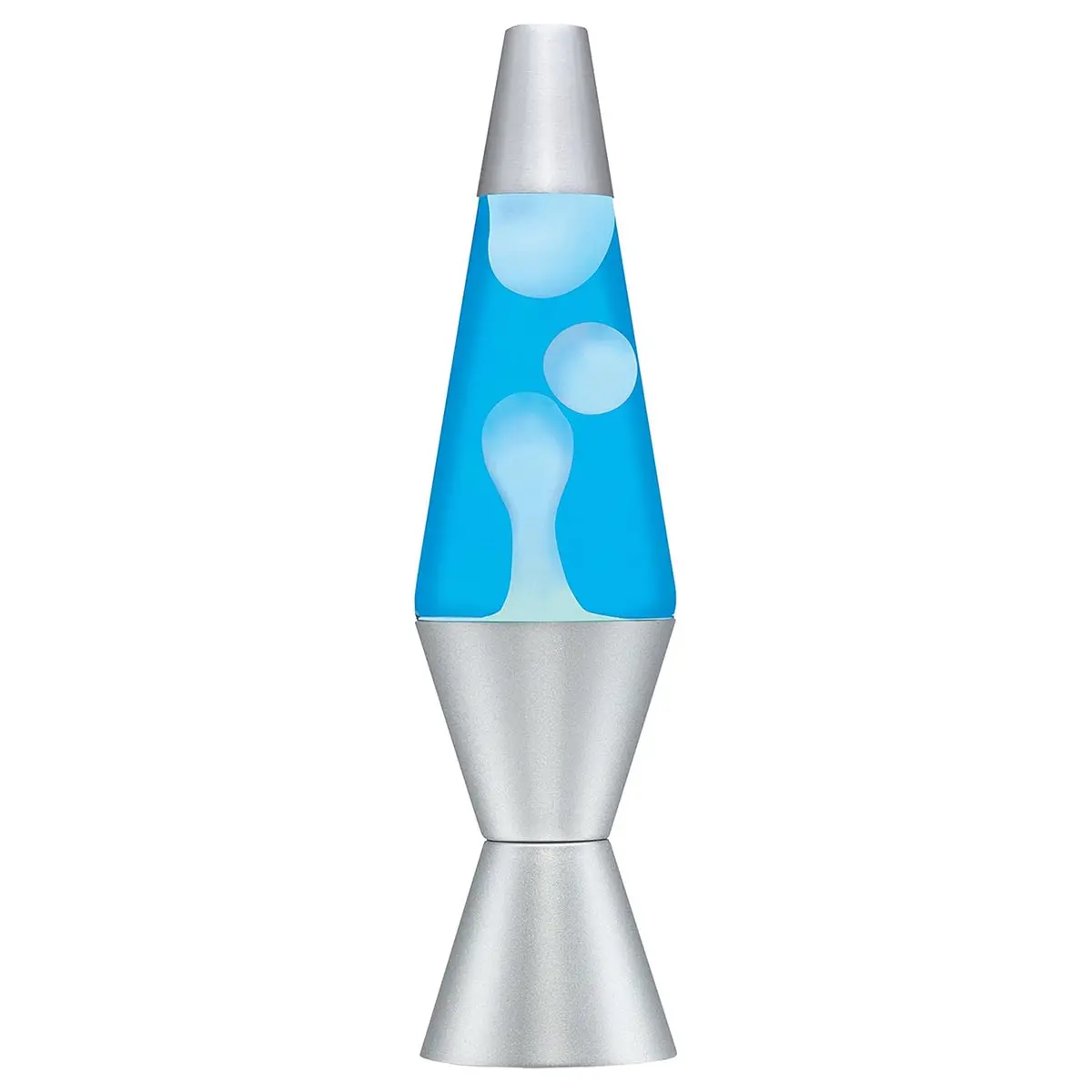 Lava Lamp White & Blue 14.5 Inch 1