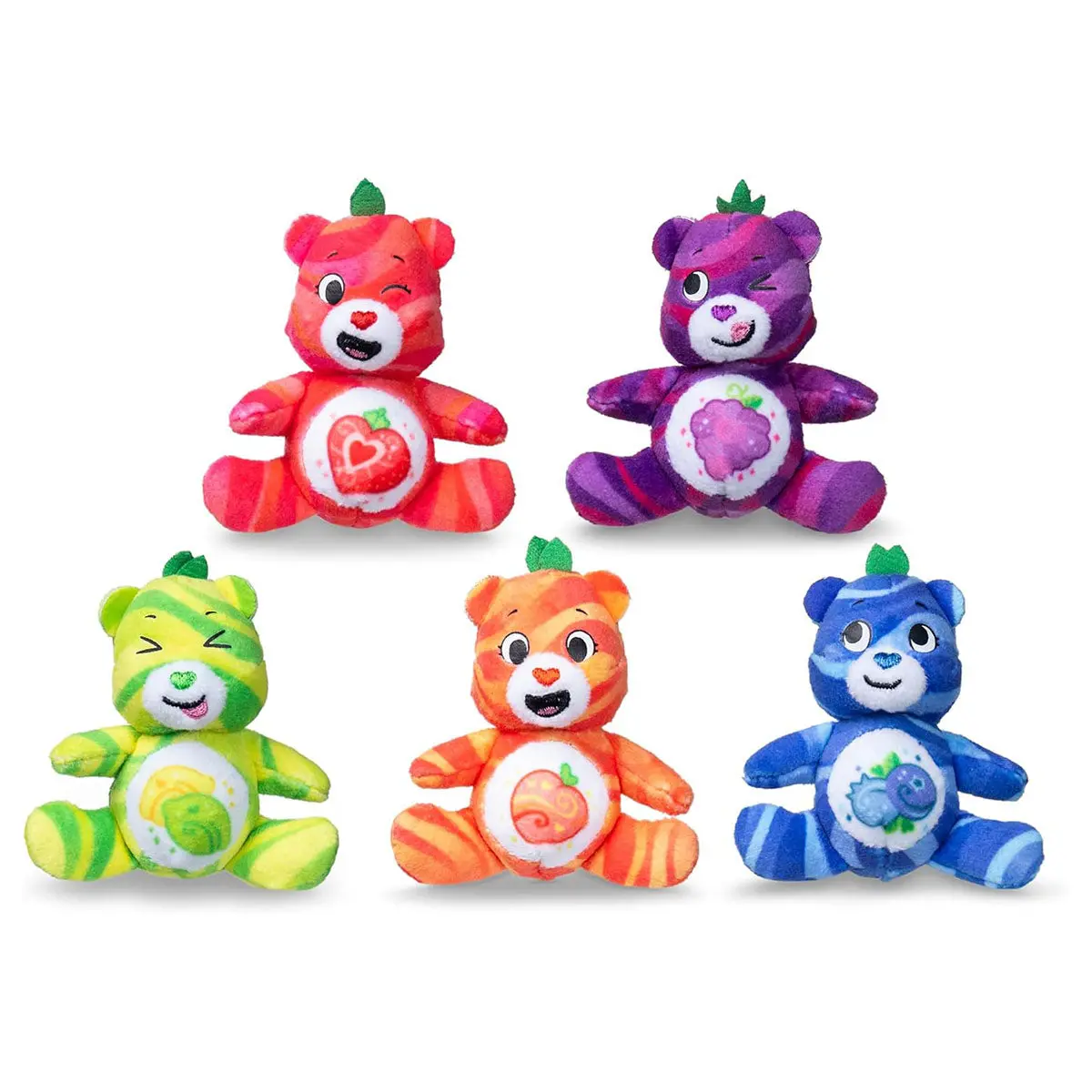 Care Bears Fruity Bears Micro Teenies Soft Toy (5 Pack) 2