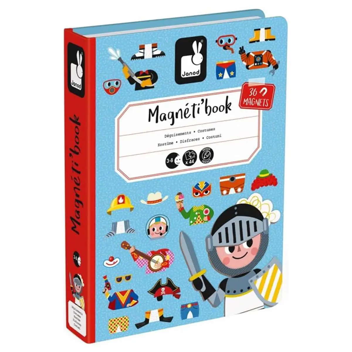 Janod Boy's Costumes Magnéti'book 1