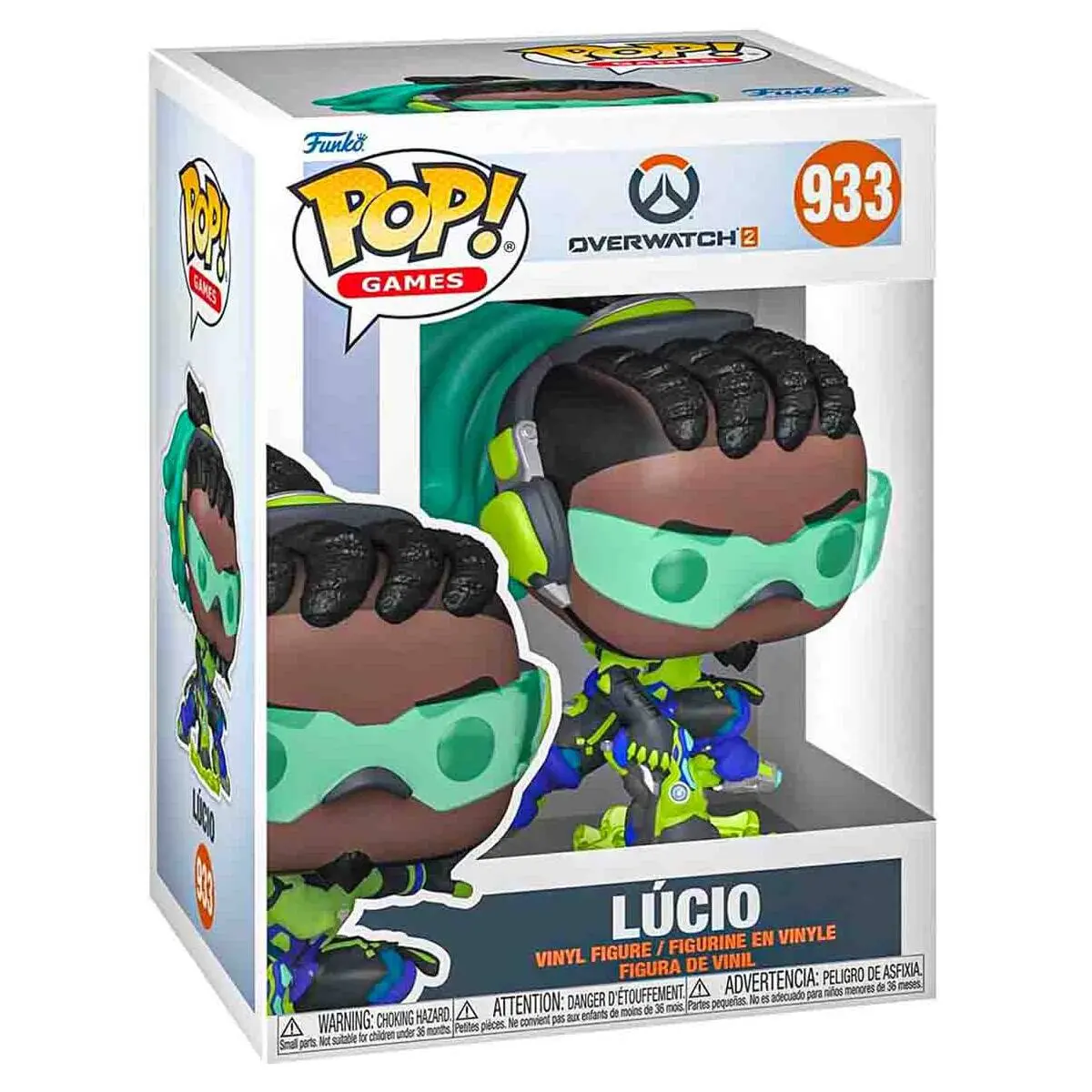 Funko Pop! Games: Overwatch 2: Lucio Vinyl Figure #933 1