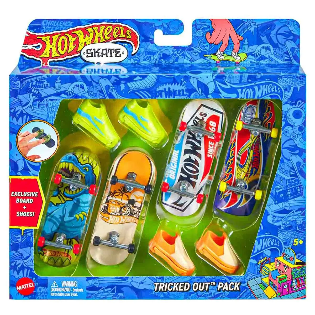 Hot Wheels Skate: Tricked Out Pack Fingerboards 1