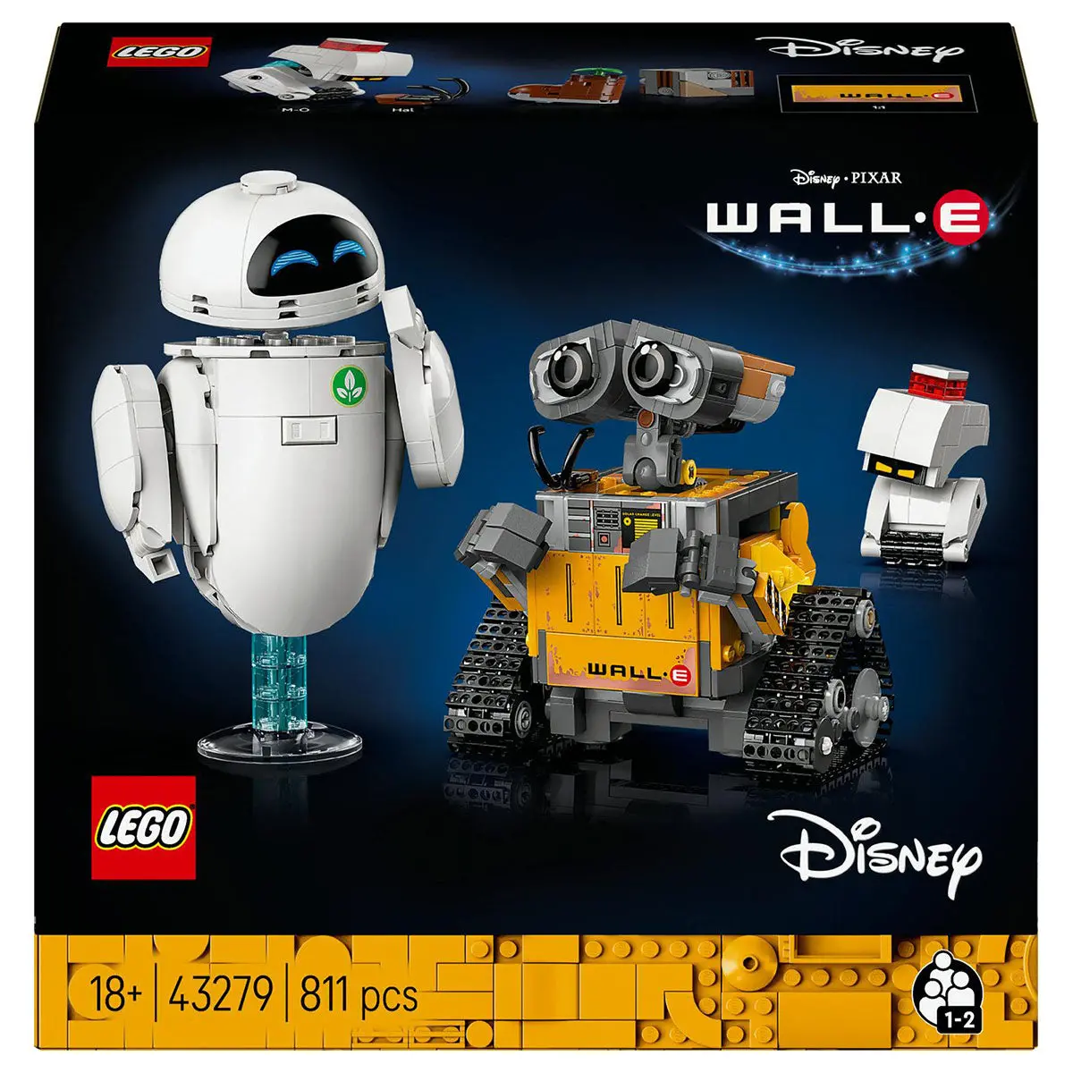 Lego Disney Pixar Wall-E And Eve Building Set 1