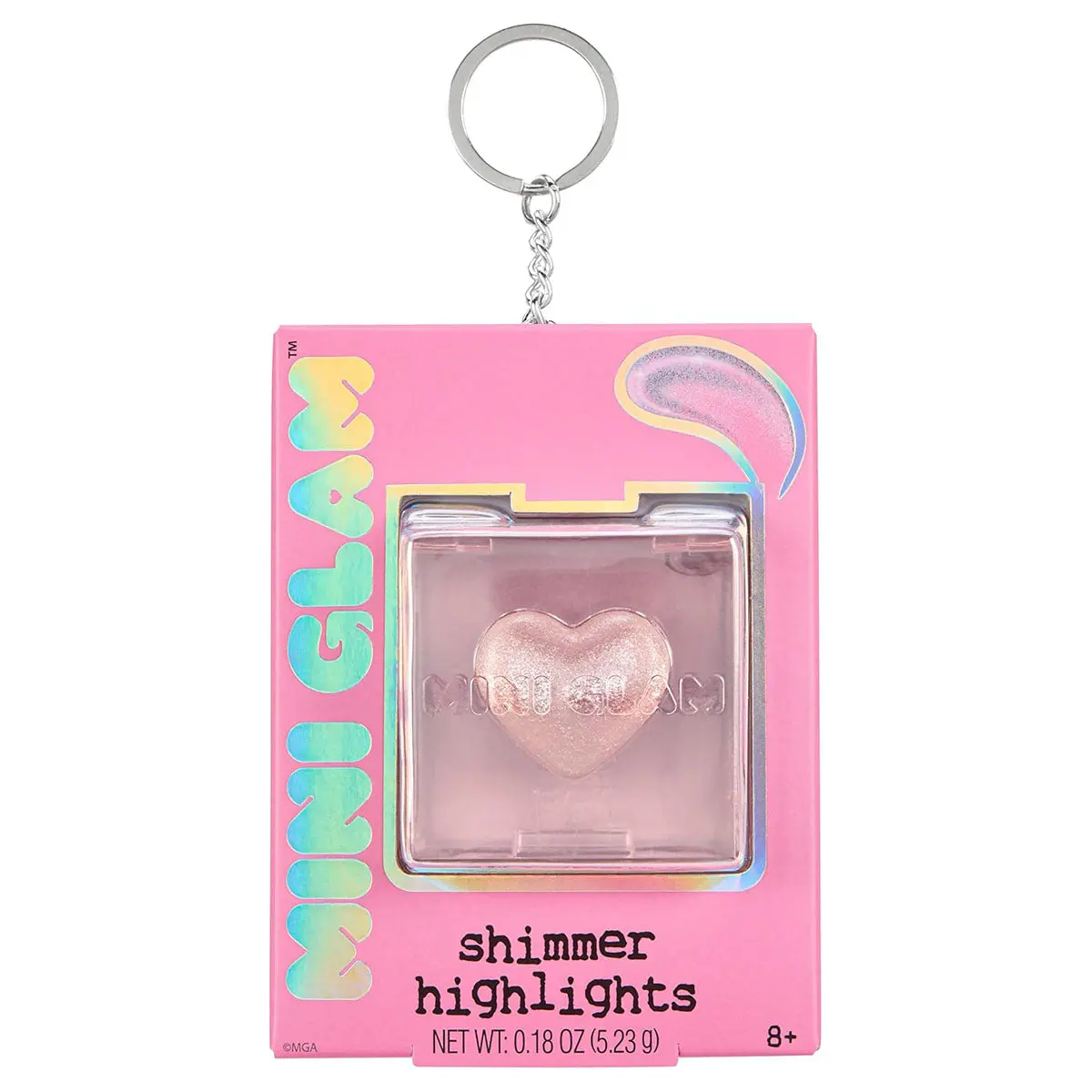 Mini Glam Cube Shimmer Highlights Shimmer Eyes Keychain 1