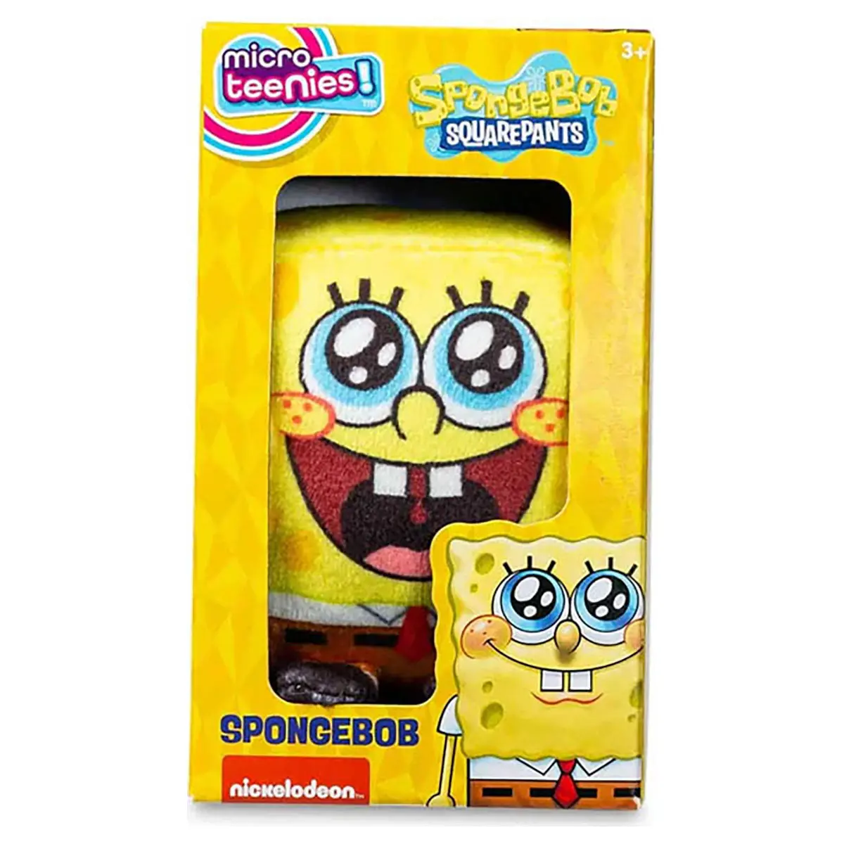 Basic Fun Micro Teenies 3-Inch Plush Spongbob Style 3 1