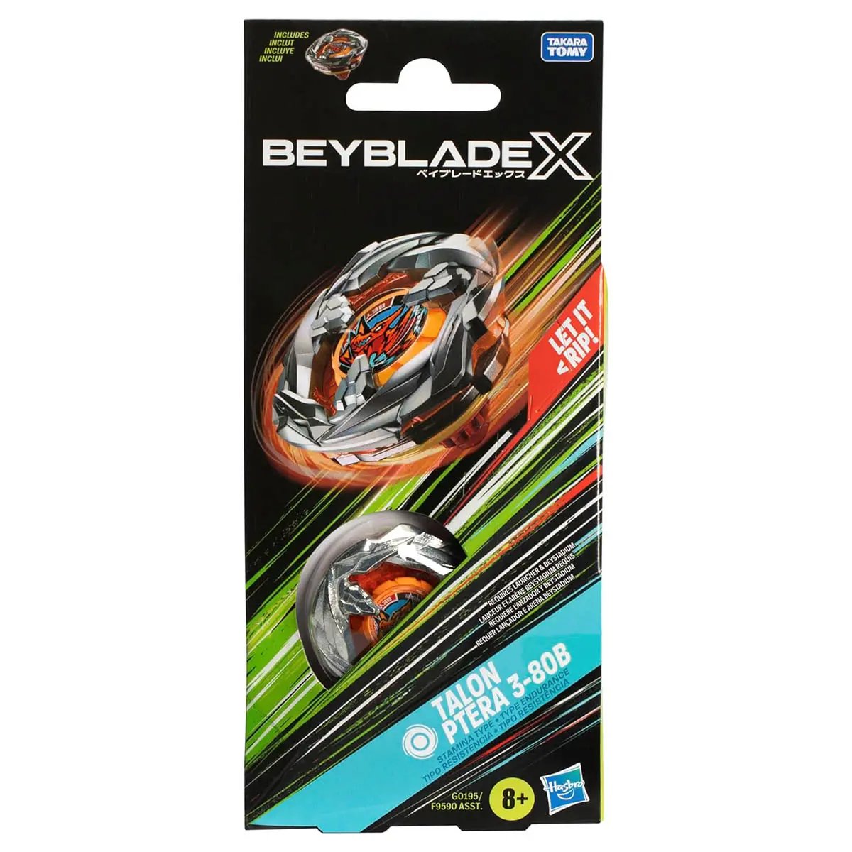 Beyblade X: Talon Ptera 3-80B Stamina Type Single Pack 1