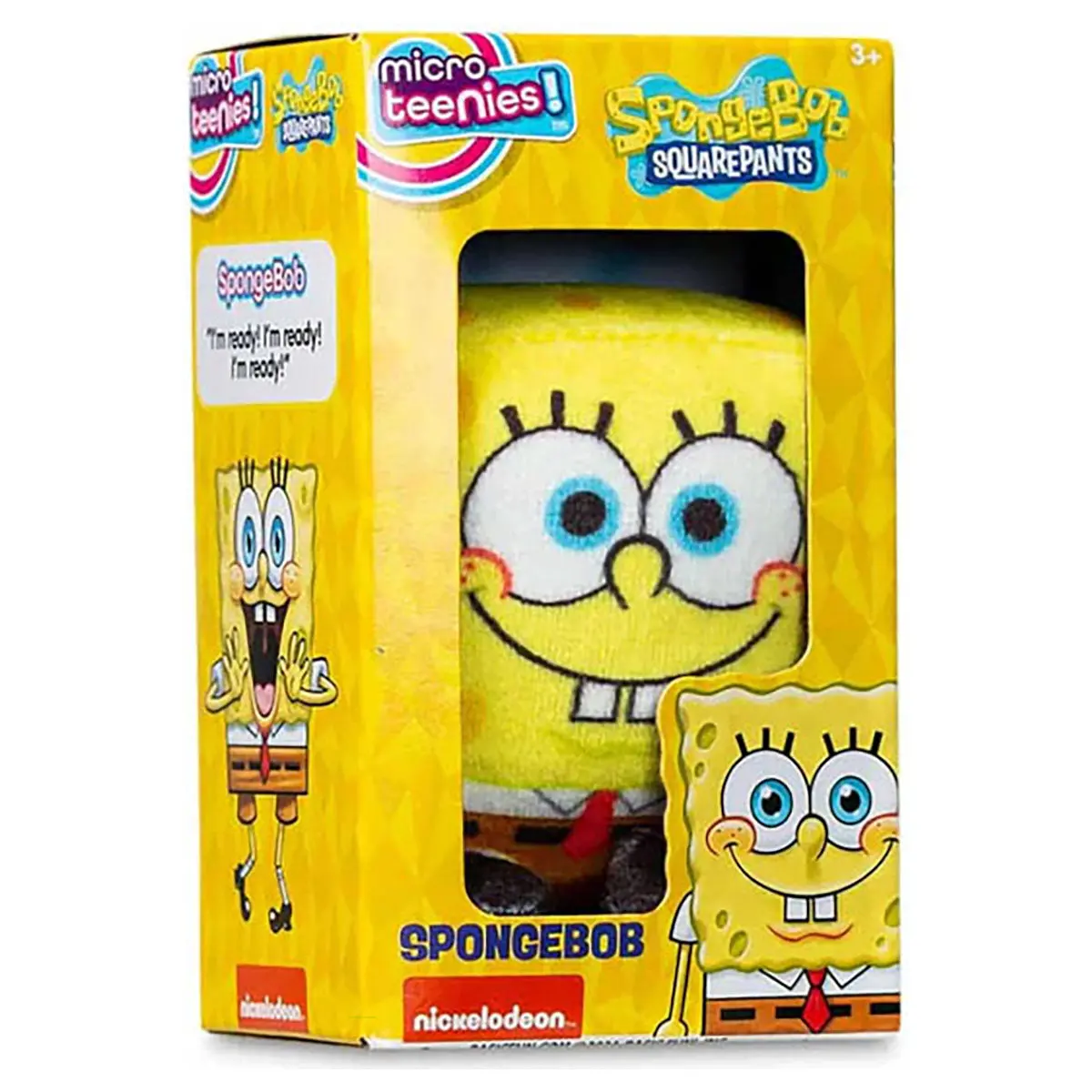 Micro Teenies 3-Inch Plush Spongebob Squarepants 1