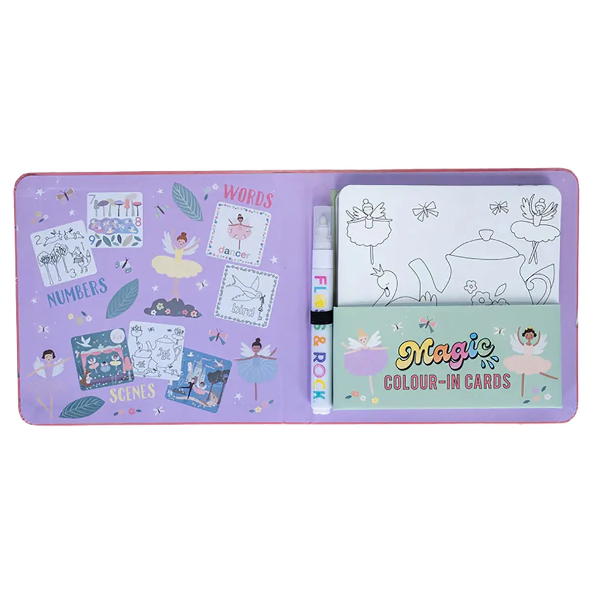 Floss & Rock Enchanted Magic Colour-In Cards 2