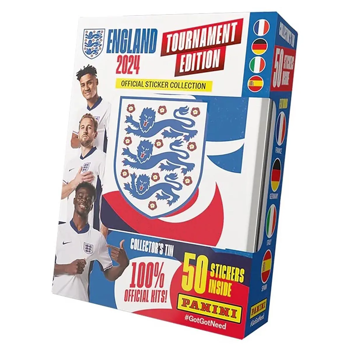 Panini England 2024: Tournament Edition Sticker Collection Pocket Tin 1