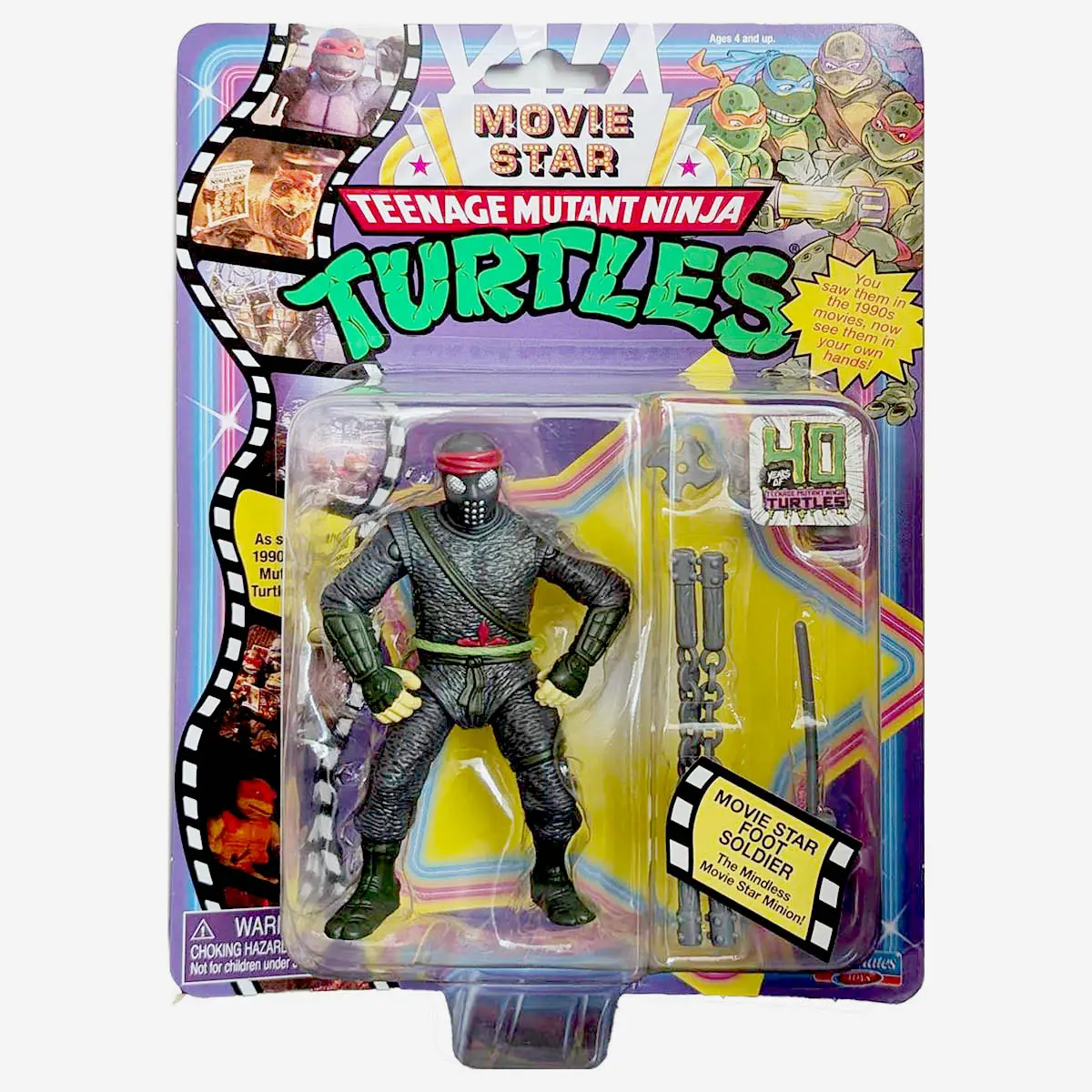 Teenage Mutant Ninja Turtles Movie Star Foot Soldier Figure 1