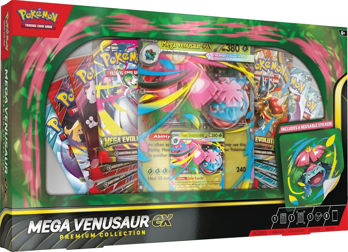 Pokemon Tcg: Mega Venusaur Ex Premium Collection 1