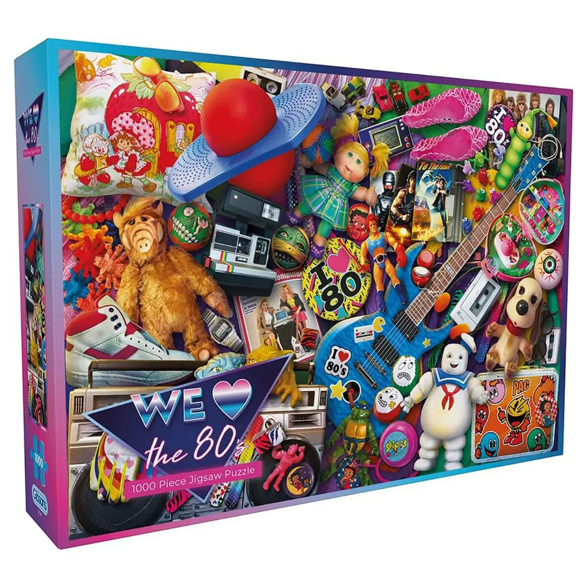 Gibsons We Love The 80'S 1000 Piece Jigsaw Puzzle 1