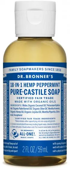 Dr Bronner's Liquid Soap - Peppermint 1