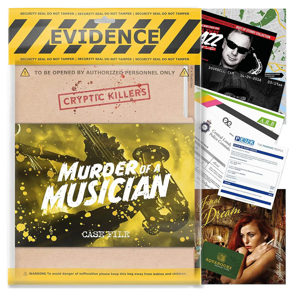 Cryptic Killers: Murder Of A Musician Case File Game 1