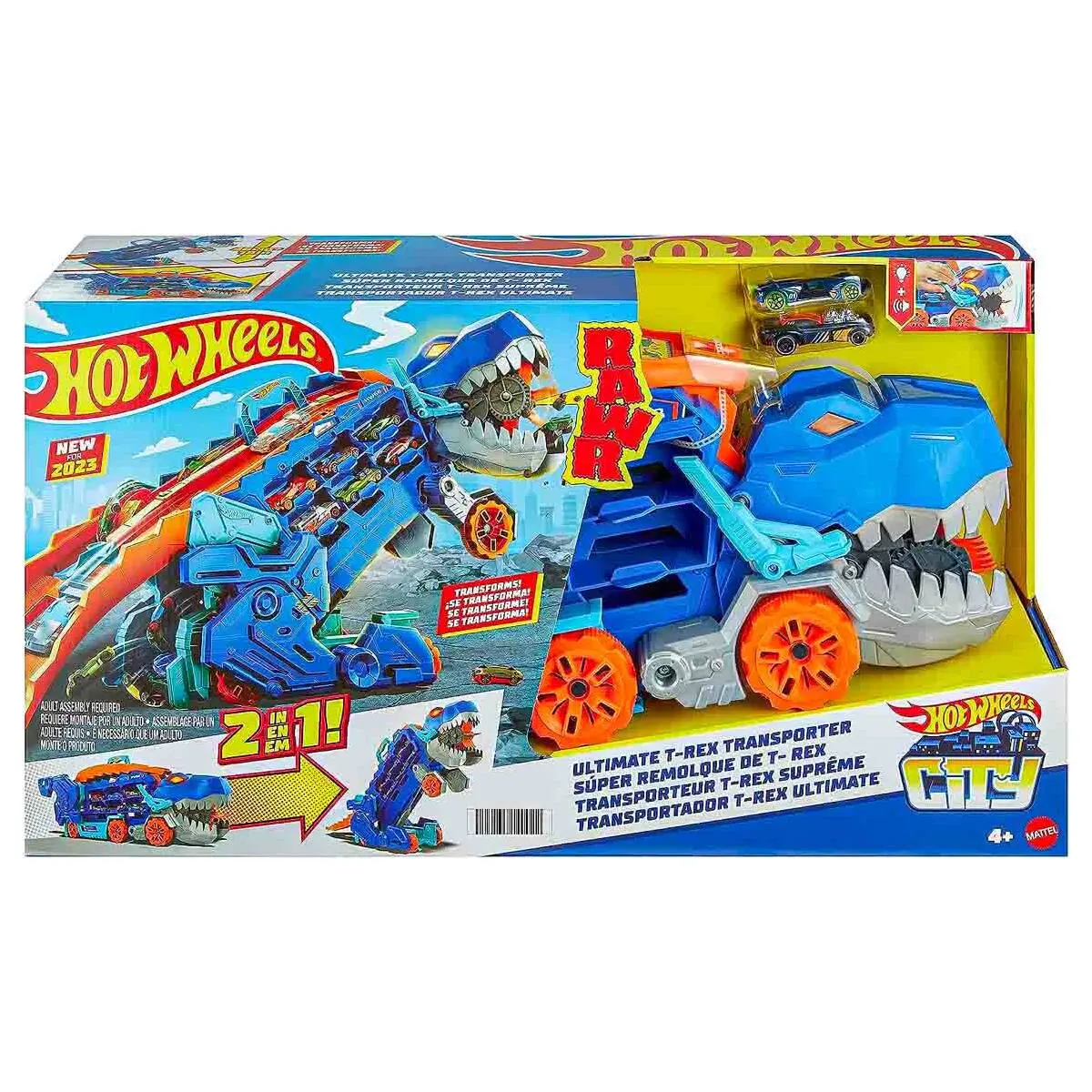 Hot Wheels City Ultimate T-Rex Transporter 1