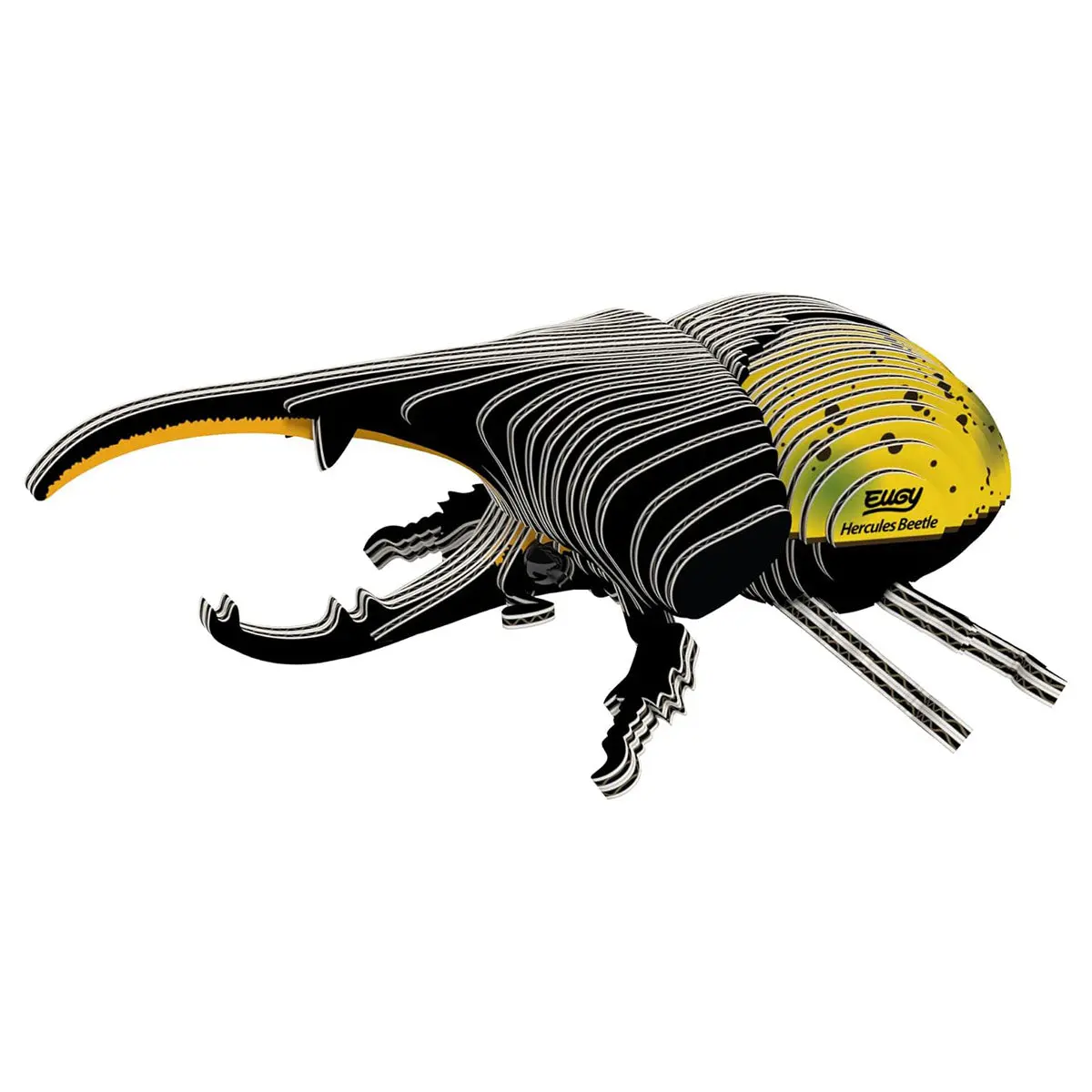 Eugy Hercules Beetle 3D Cardboard Model Kit 1