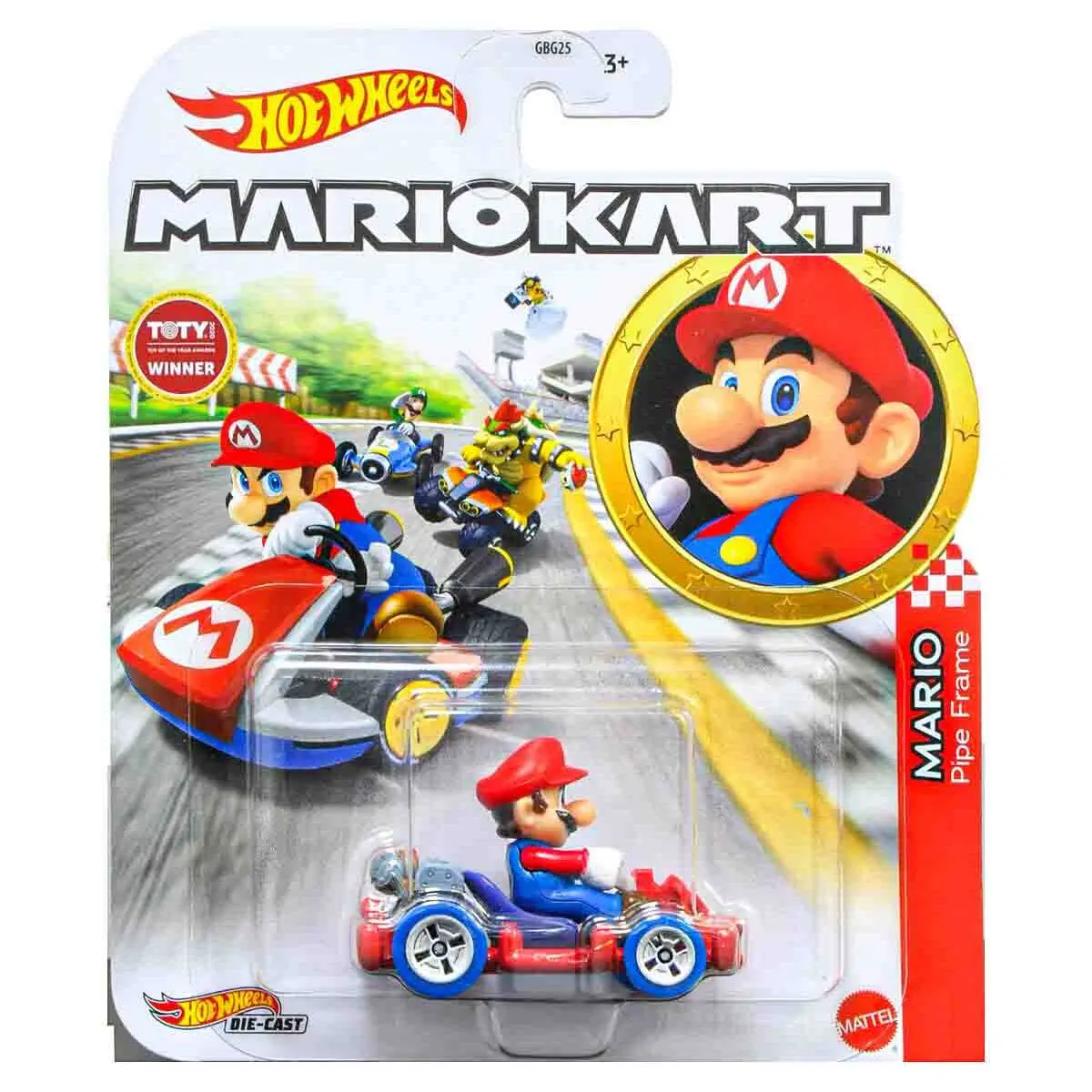 Hot Wheels Mario Kart Mario Pipe Frame Kart 1
