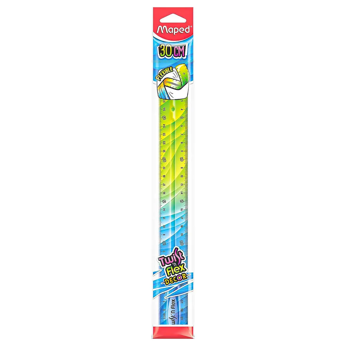 Maped Twist 'N Flex Dã©Cor 30Cm Flexible Ruler (Styles Vary) 1