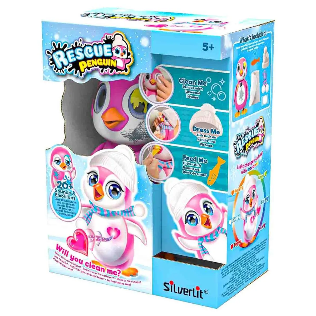 Rescue Penguin Interactive Pet Pink 1