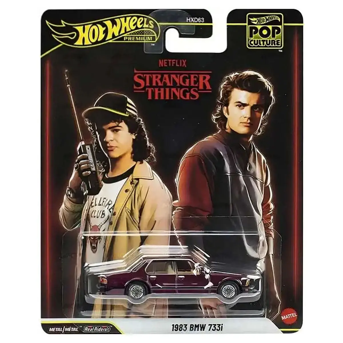 Hot Wheels Premium Pop Culture: Stranger Things 1983 Bmw 733I Car 1