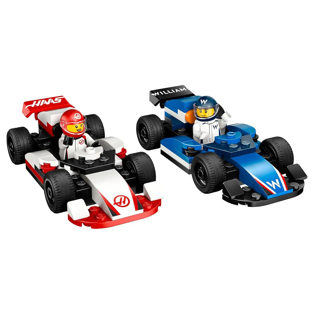Lego City F1 Williams Racing & Haas F1 Race Cars Buiding Set 2