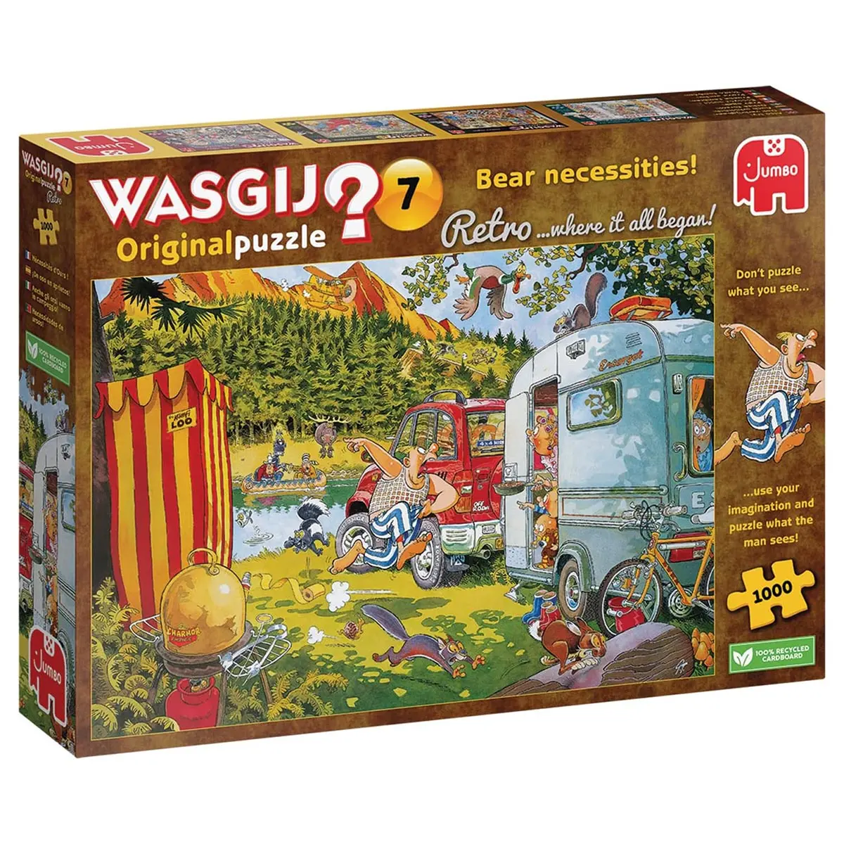 Wasgij Retro Original 7 Bear Necessities! 1000 Piece Puzzle 1