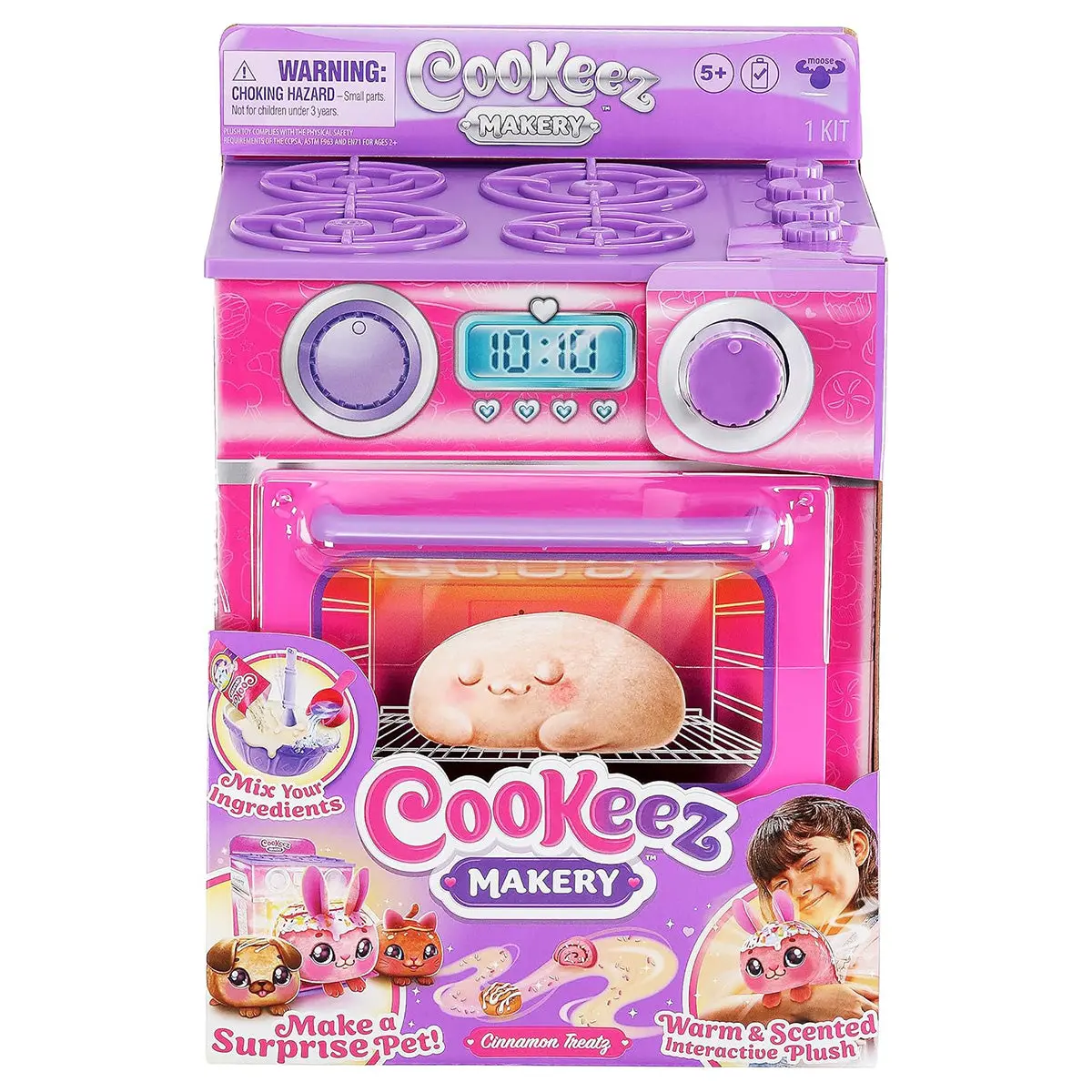 Cookeez Makery Cinnamon Treetz Surprise Interactive Pet Oven Kit 1