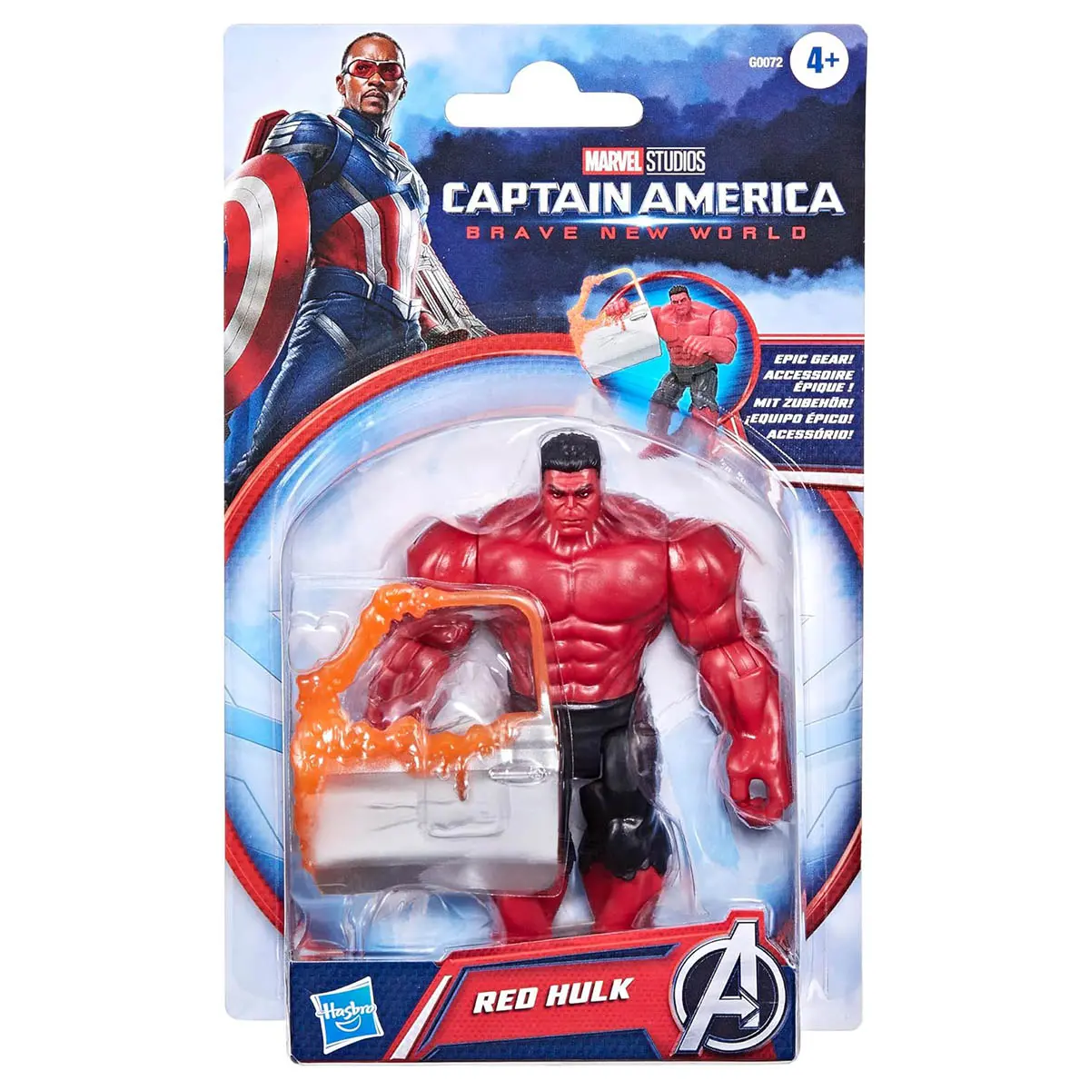 Marvel Studios Captain America: Brave New World Red Hulk 10Cm Figure 1