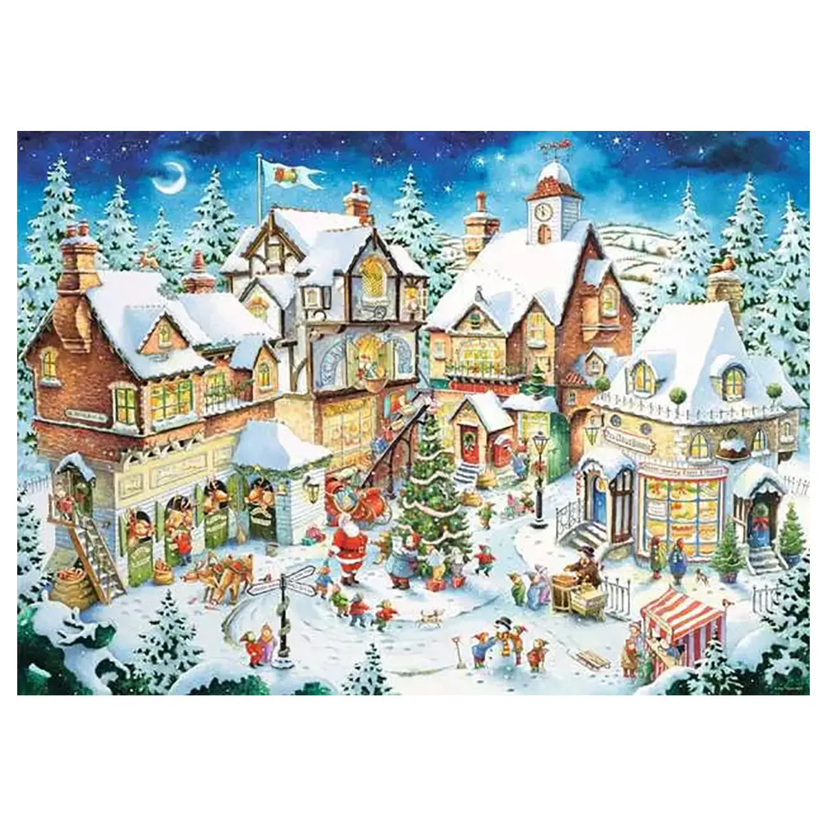 Ravensburger Limited Edition Christmas Village 1000 Piece Jigsaw Puzzle 2