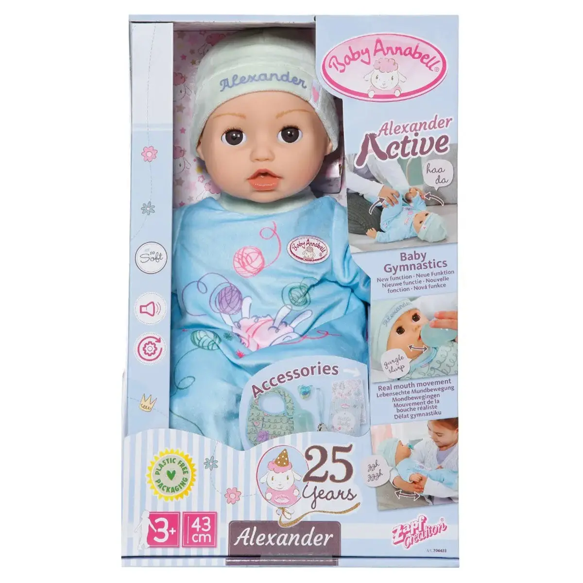 Baby Annabell: Alexander Active 43Cm Doll 1