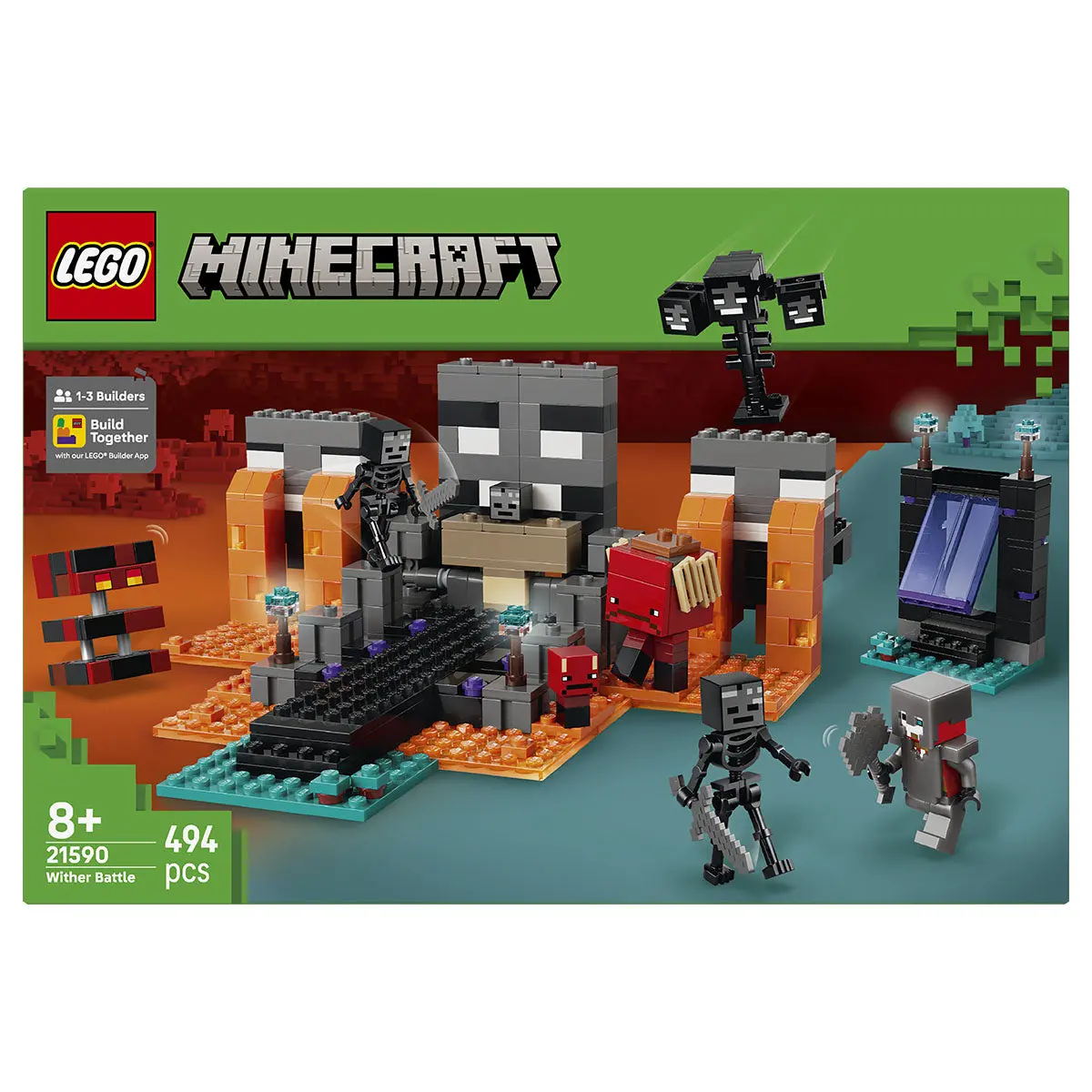 Lego Minecraft Wither Battle Building Set 1