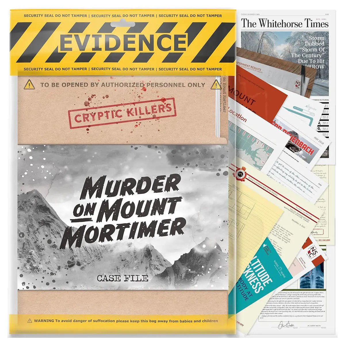 Cryptic Killers: Murder On Mount Mortimer Game 1